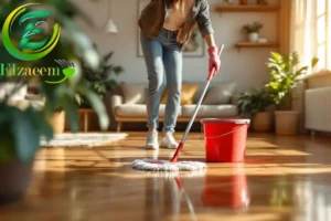طريقة تلميع أرضيات الفينيل